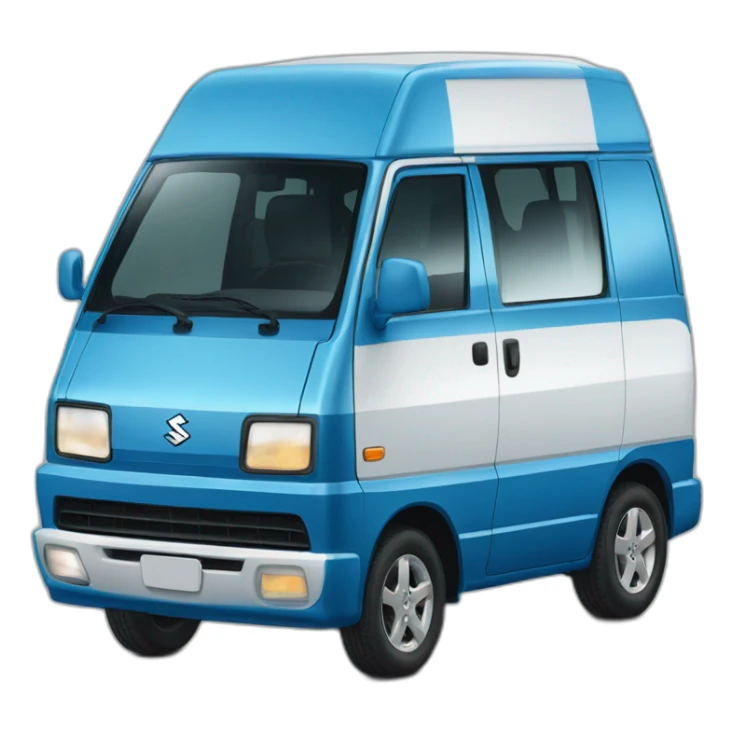 Suzuki Blue van van go to Guadalajara sticker