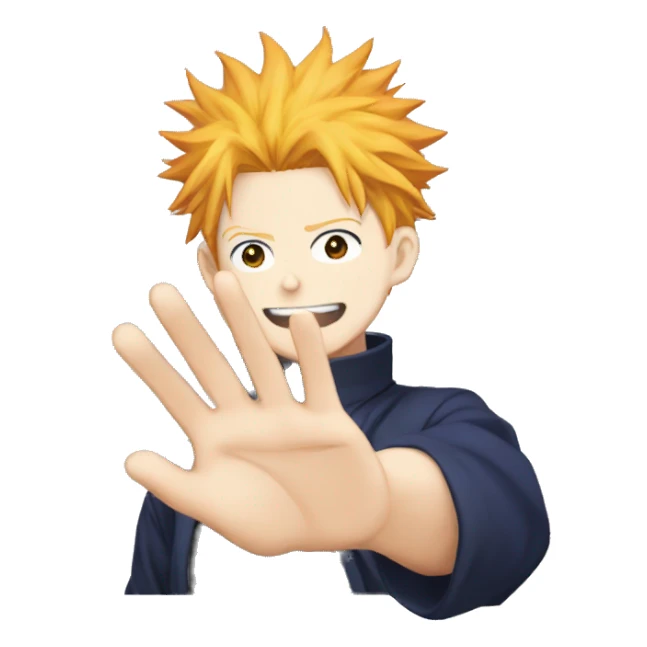 Jujutsu kaisen domains expansion  hand sign sticker