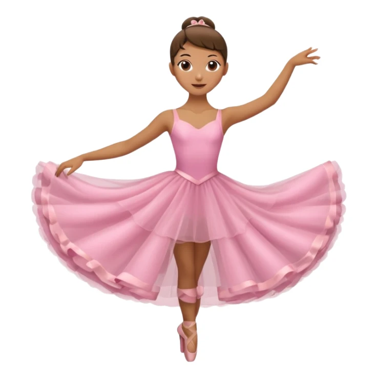 Bailarina rosada pero no de valet sino de bailes sticker