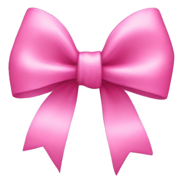Pink bow sticker
