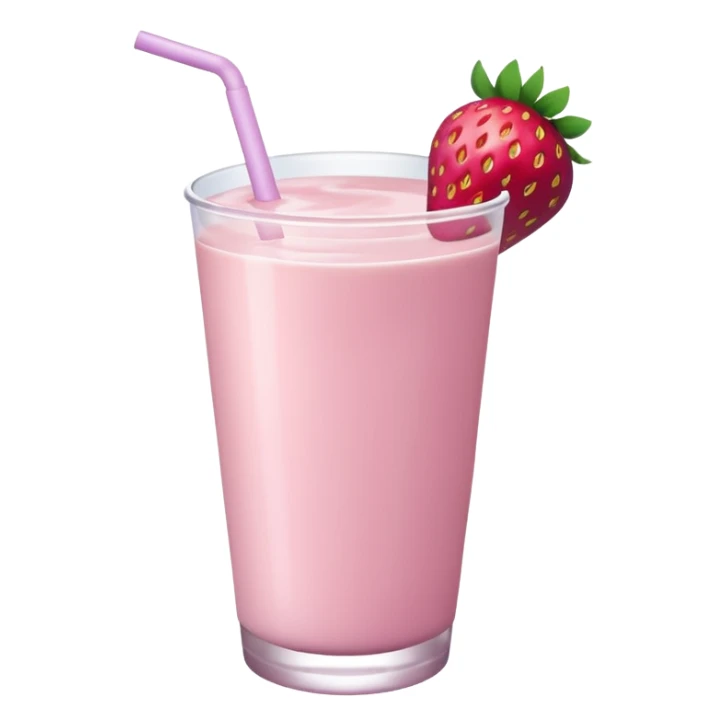 strawberry mauve milk sticker
