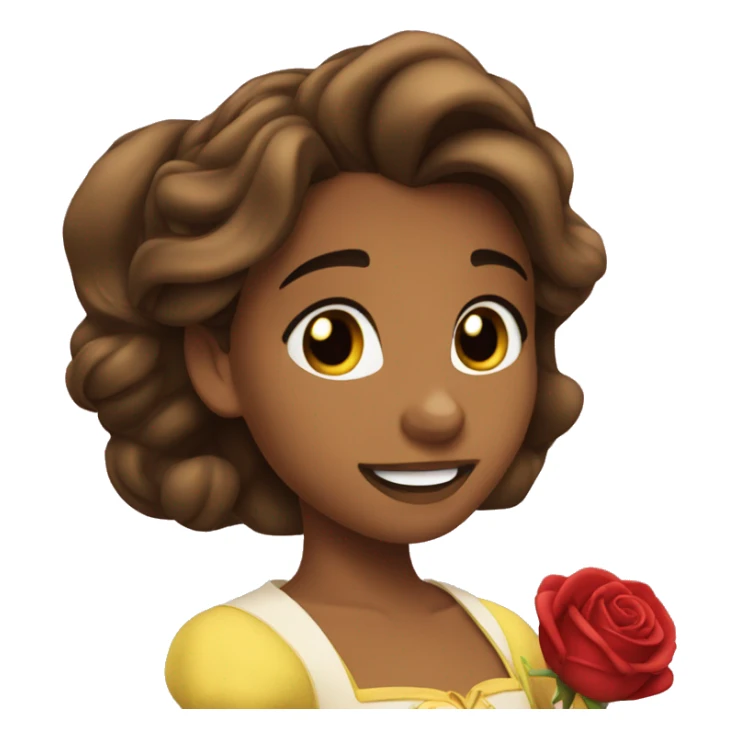 Beauty and the beast in love  sticker