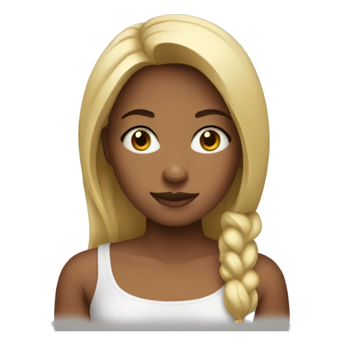 girl with tank top sticker