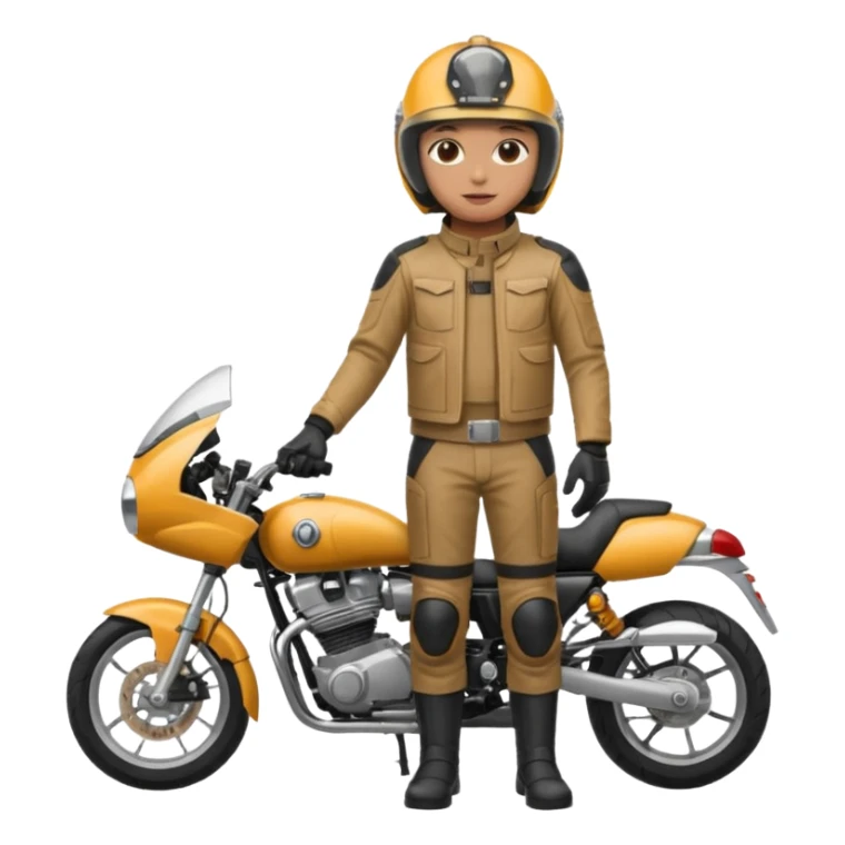 motorcycle human with helmet full body sticker