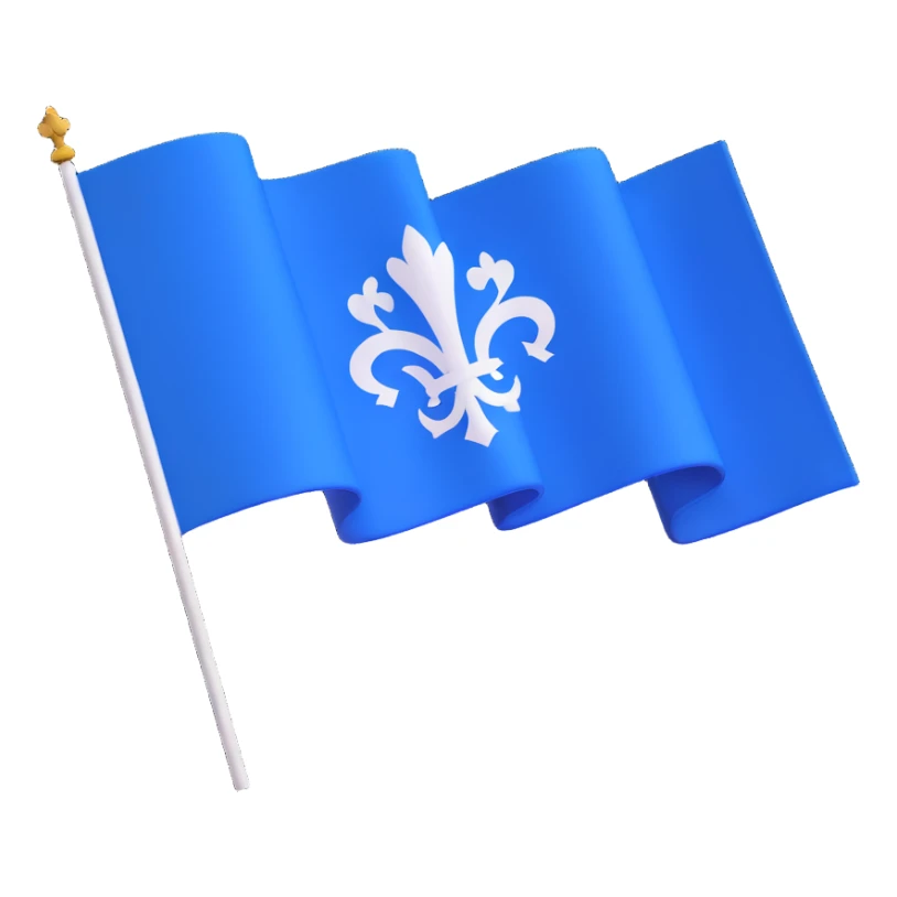 Quebec flag sticker