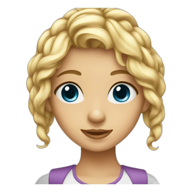 blueeyed italian girl sticker