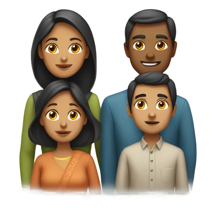 One Indian mom, and one Iranian mom, and three sons sticker