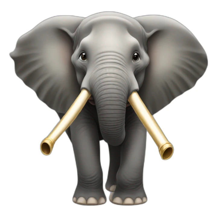 Asian Elephant Trumpeting sticker