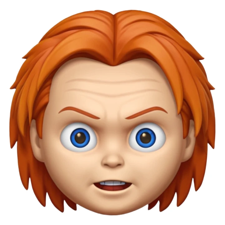 Un emojin de chuky sticker