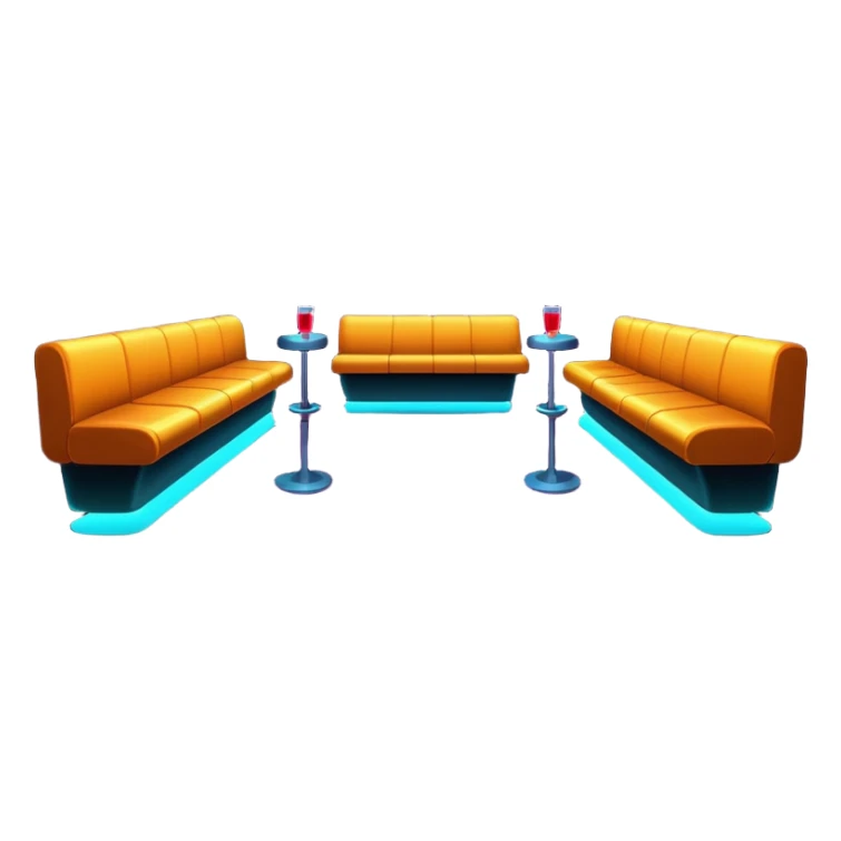 nightclub wtihout people sticker