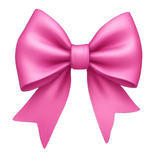 Pink bow sticker