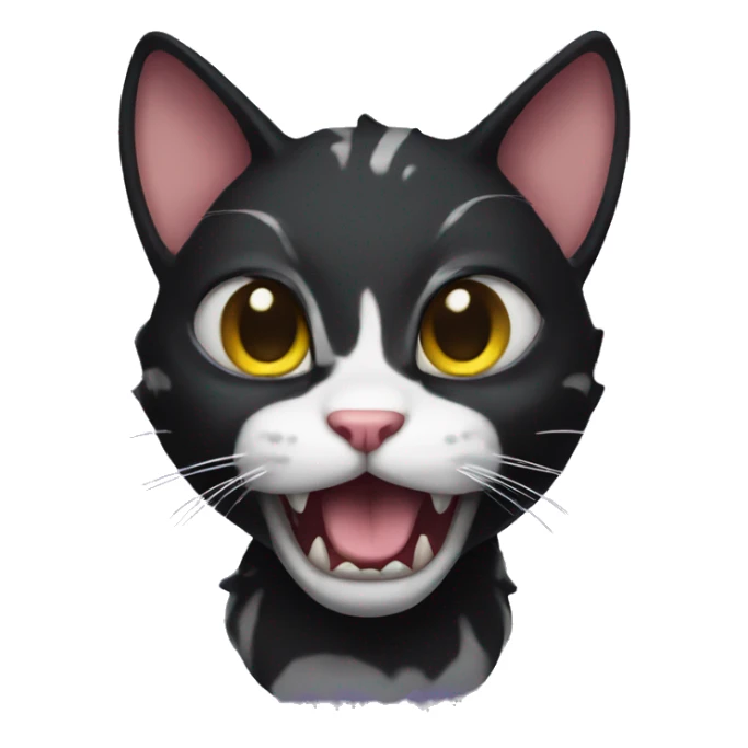 venom cat sticker