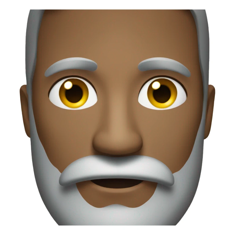 man beard grey sticker