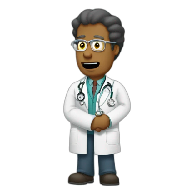 doctor in style homer sympson sticker