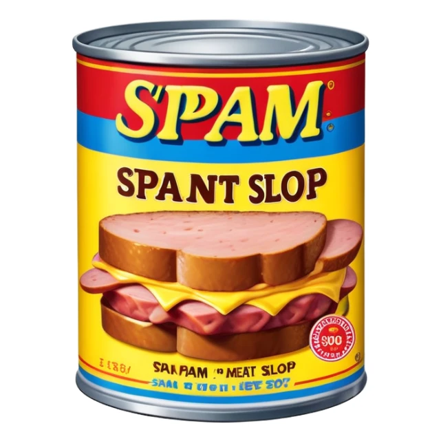 pop art SPAM meat slop advertisement warhol landscape  sticker