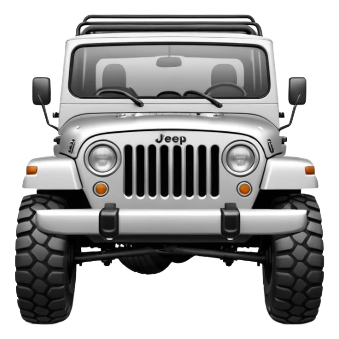Off-road jeep drawing sticker