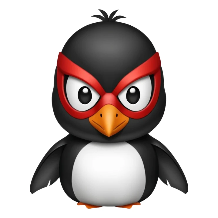 Penguin spiderman without a cape and without a suit sticker