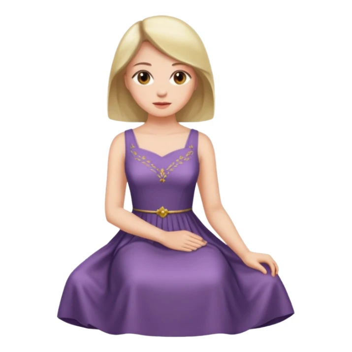 Mulher sentada sticker