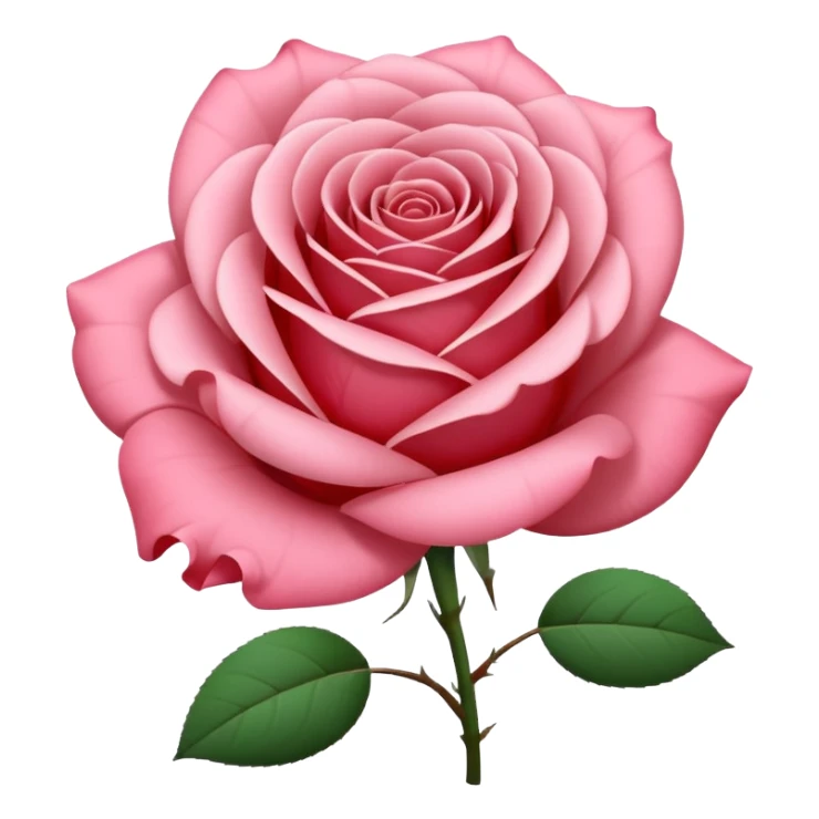 rose shape flower, no stem, no leaves, now make the whole flower COMPLETELY WHITE sticker