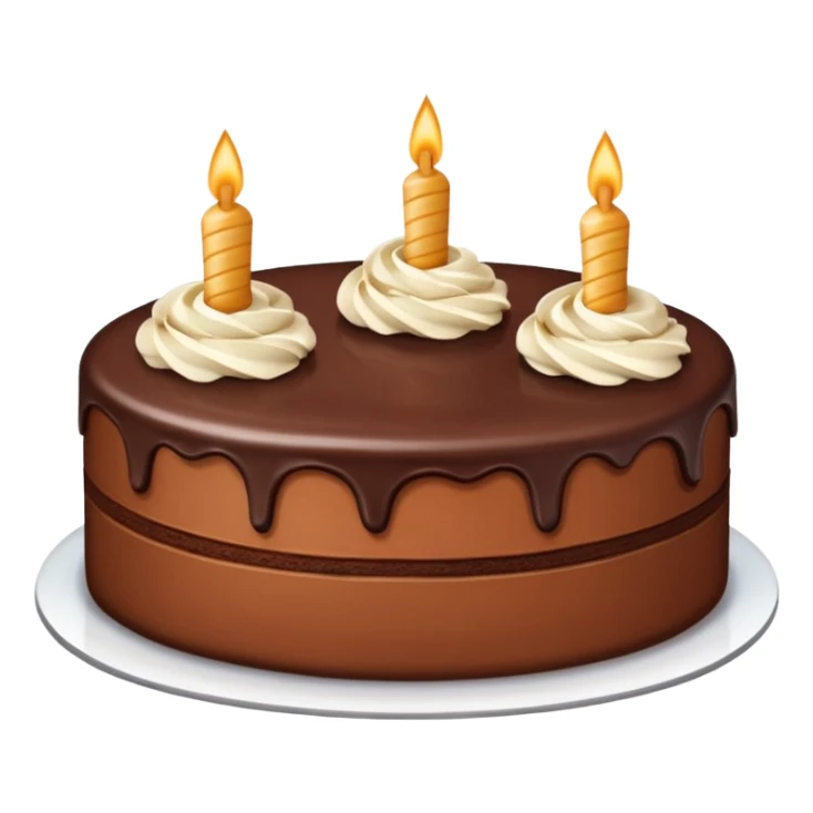 
three pieces of cake sticker