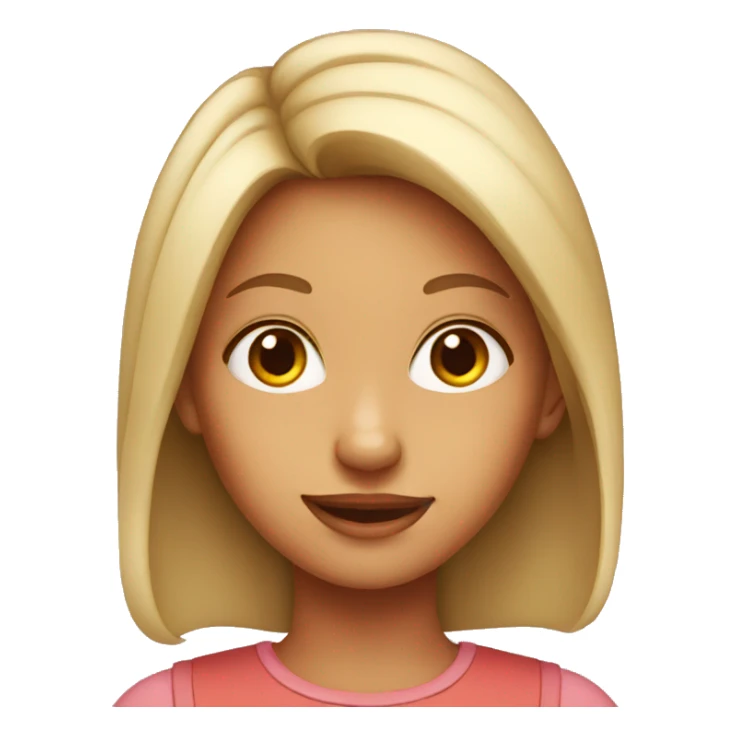 Girl with big ears sticker