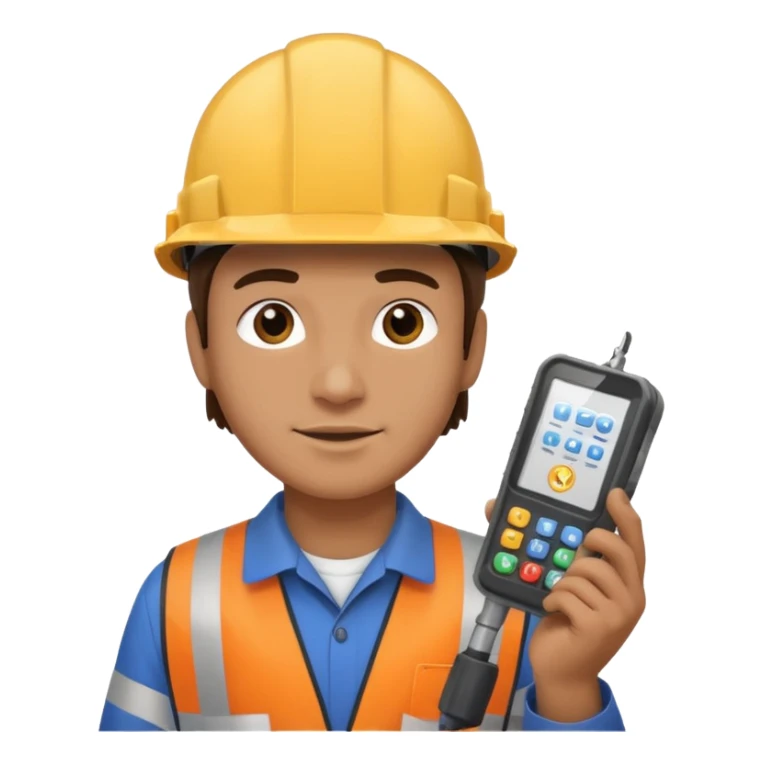 opérateur contrôle non destructif homme sticker