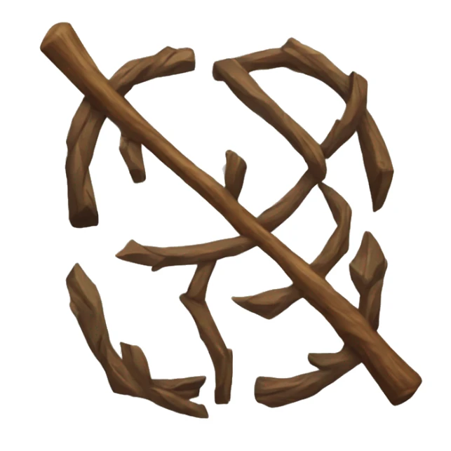 Rune of kindling sticker