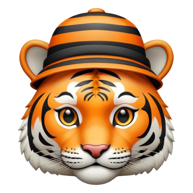 Tiger  with hat sticker