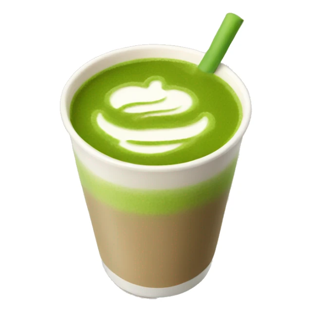 matcha latte sticker