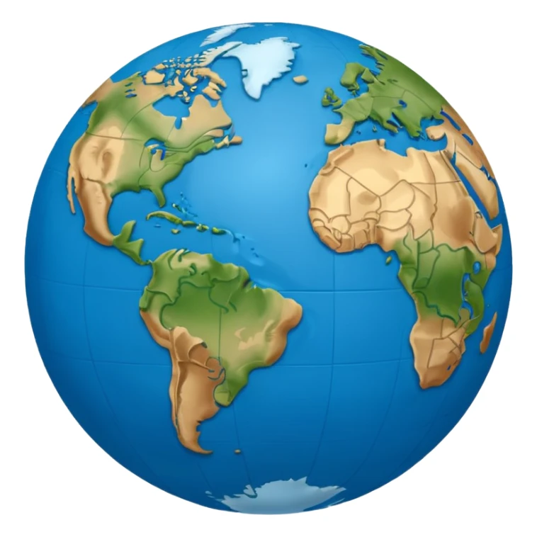 Un emojin de  geografie sticker