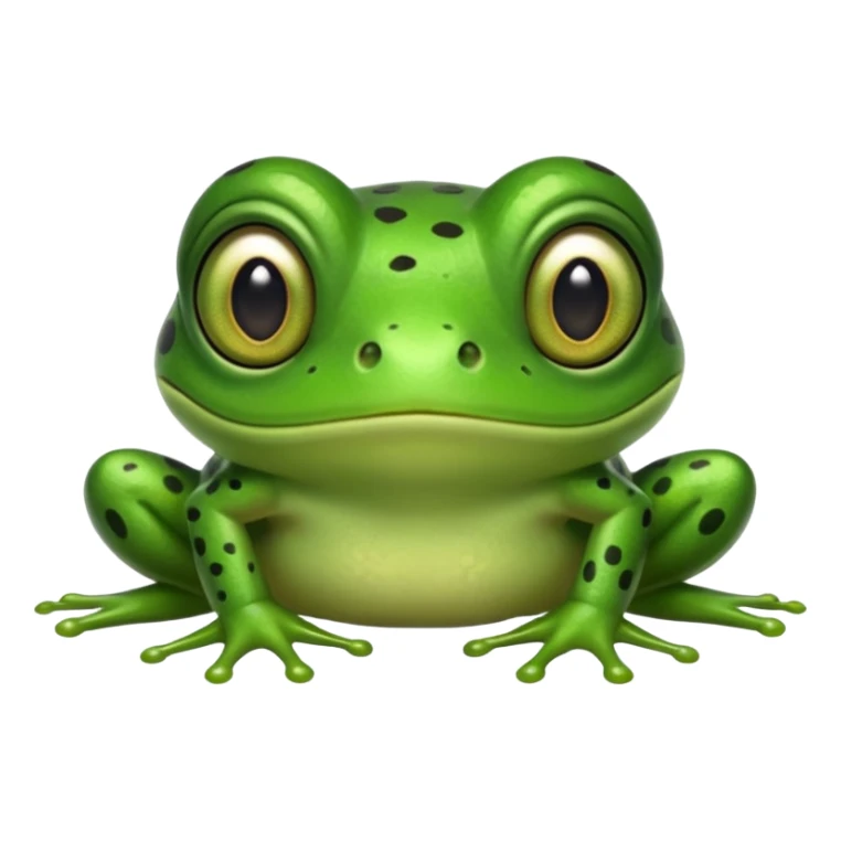 cytisenok in the form of a frog sticker