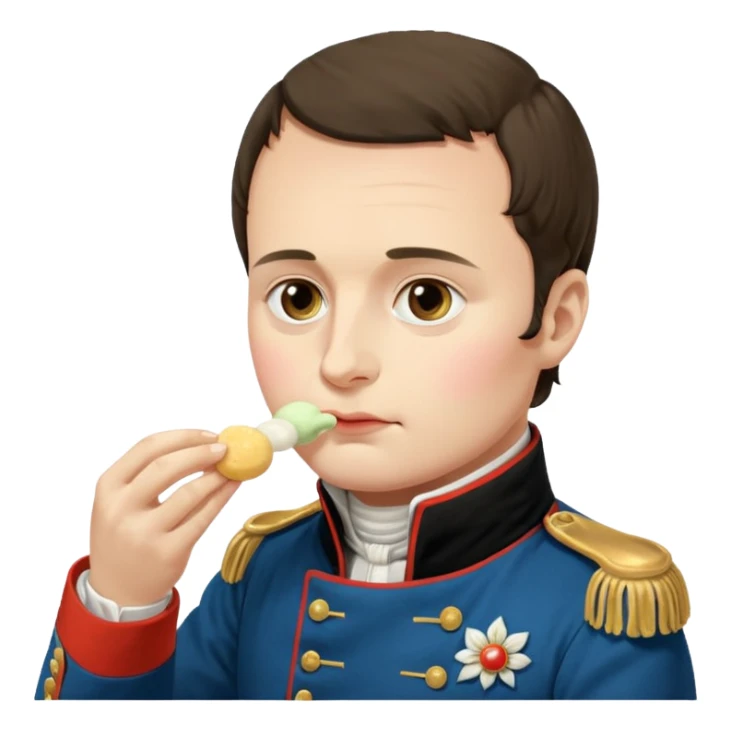 Napoleon Bonaparte ăn mochi sticker