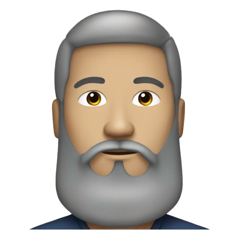 portrait of a bearded man with the taiwan inspired background  sticker