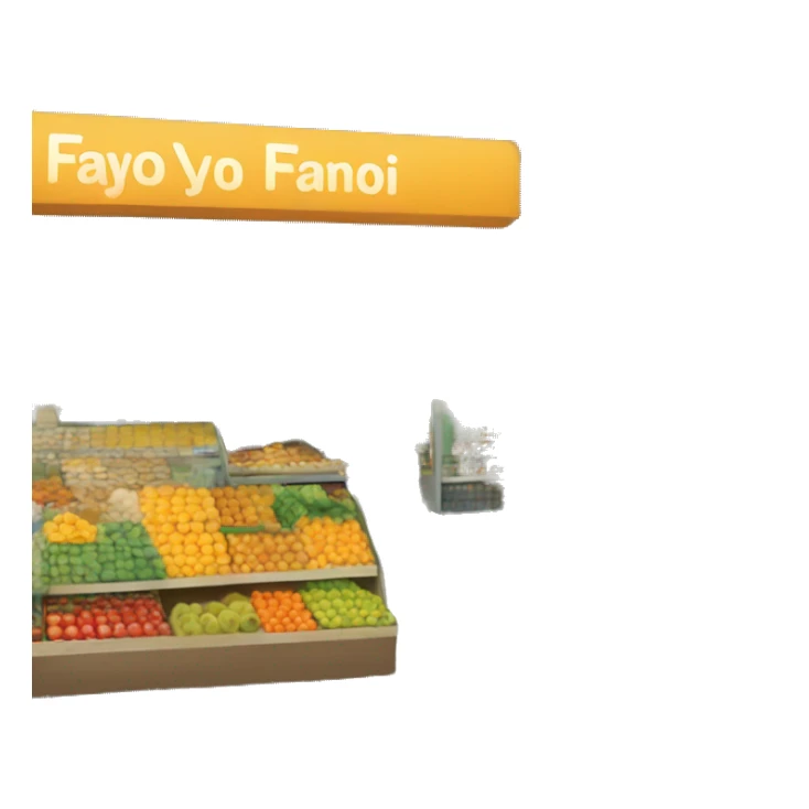 fayno market - supermarket sticker