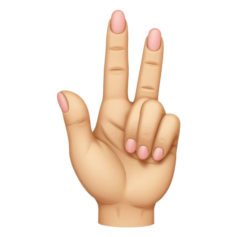 Hand emoji middle finger Aage honi chahie sticker