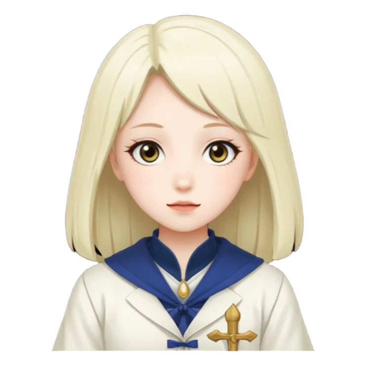 Maomao from the apothecary diaries classic anime style sticker