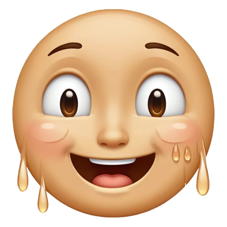 face with tears of joy, happy crying face sticker