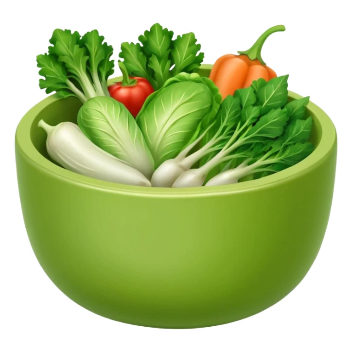 green food bowl sticker