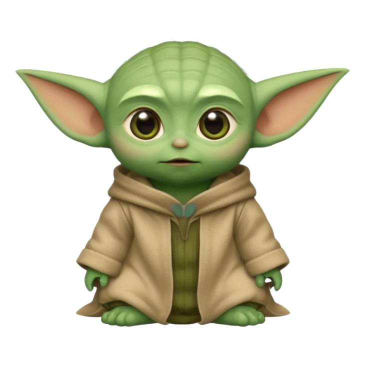 Baby yoda sticker