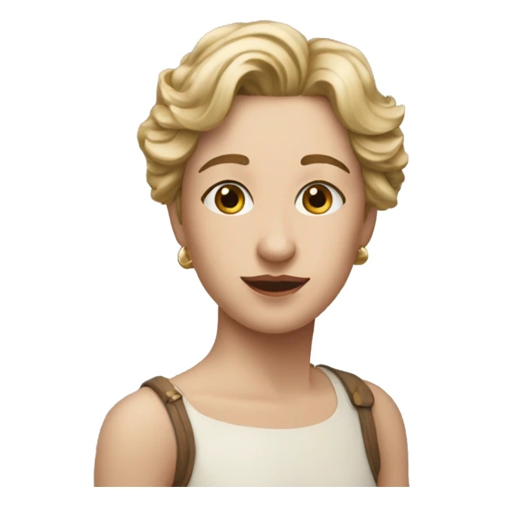 carita con una diana  sticker