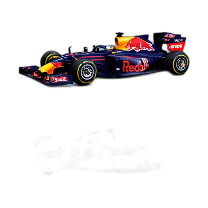 Red bull f1 car sticker