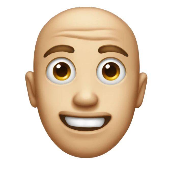 Heart eye emoji drooling  sticker