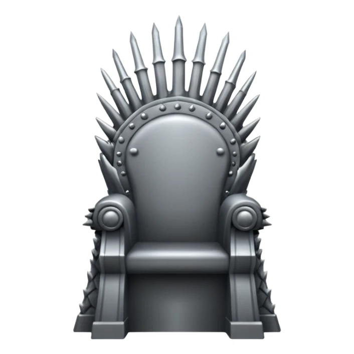 Generate the iron throne  from game of thrones emoji  sticker
