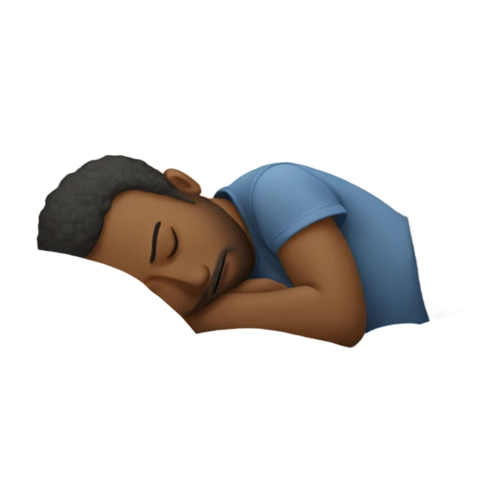 sleeping sticker
