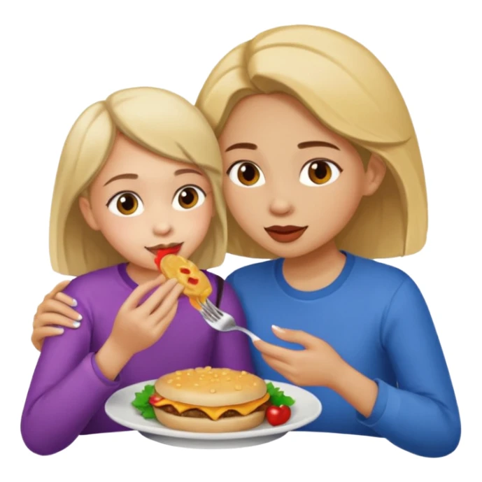 Girl eating out someone’s lap sticker