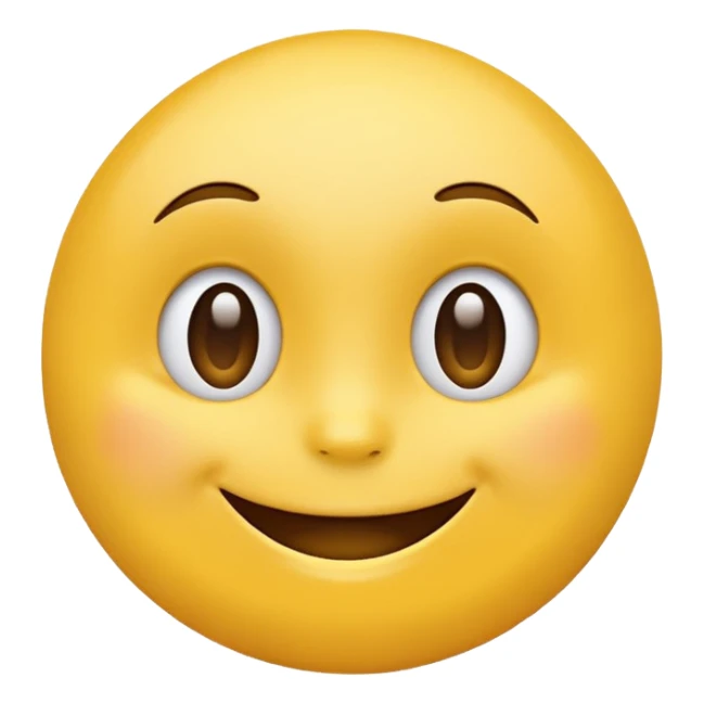 A normal smiling yellow emoji like the basic iPhone one's pointing to its head like it has a great idea sticker