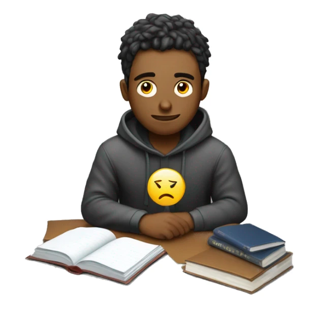 University student, Study hard, lots of assignment deadline, tired, study at Night, using computer  sticker