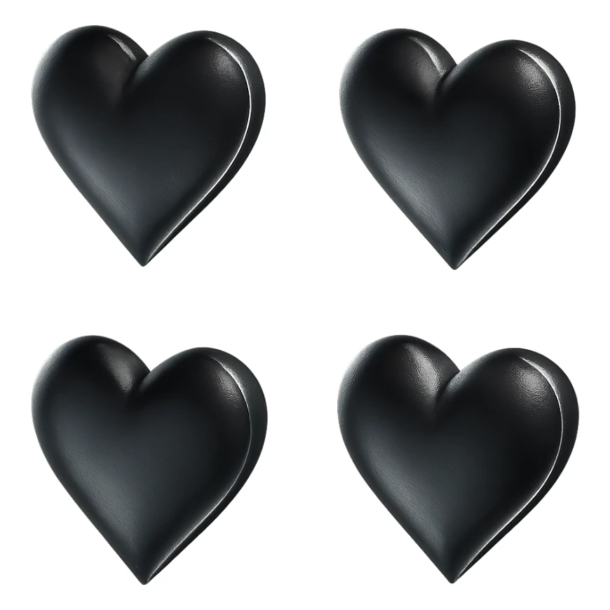 silver goth heart, gothic, dramatic, Matte Glass style, no text sticker