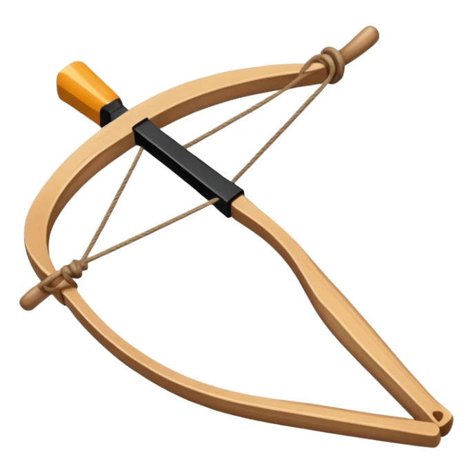 A classic Y-shaped wooden slingshot with rubber band sticker