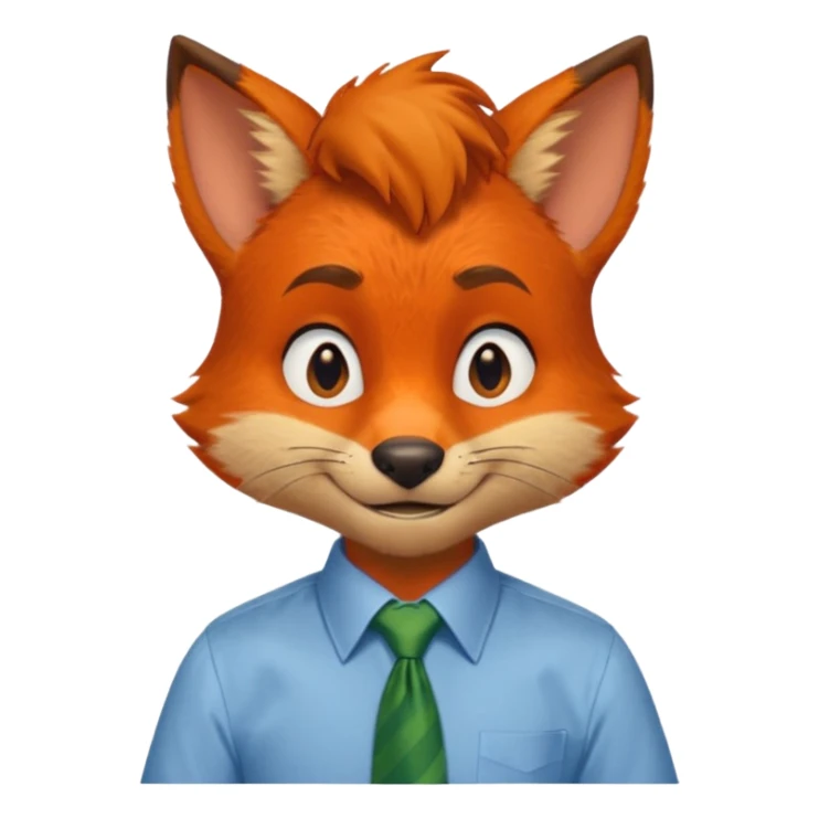Nick Wilde from the Zootopia Disney movie sticker